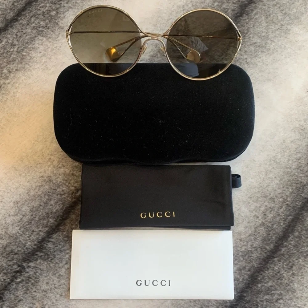 Gucci Round Pearl GG0253S Sunglasses